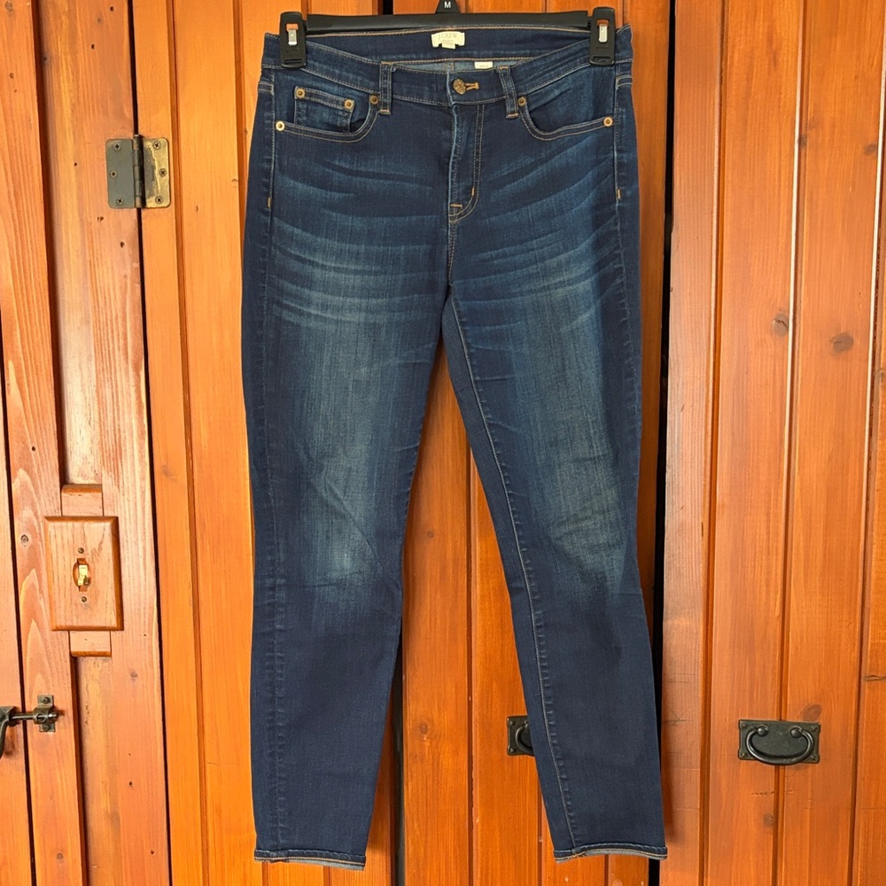 J. Crew Dark Blue Skinny Jeans Sz 27/28.   WJ